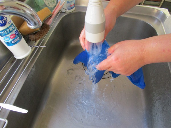 ゴム手袋の洗い方8